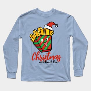 Cute christmas french fries Long Sleeve T-Shirt